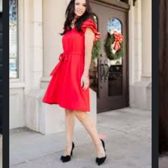 New Sole Society Womens Darbia Shoe Heel Black Suede Ruffle Pointed Toe Lea 6 - Picture 5 of 8